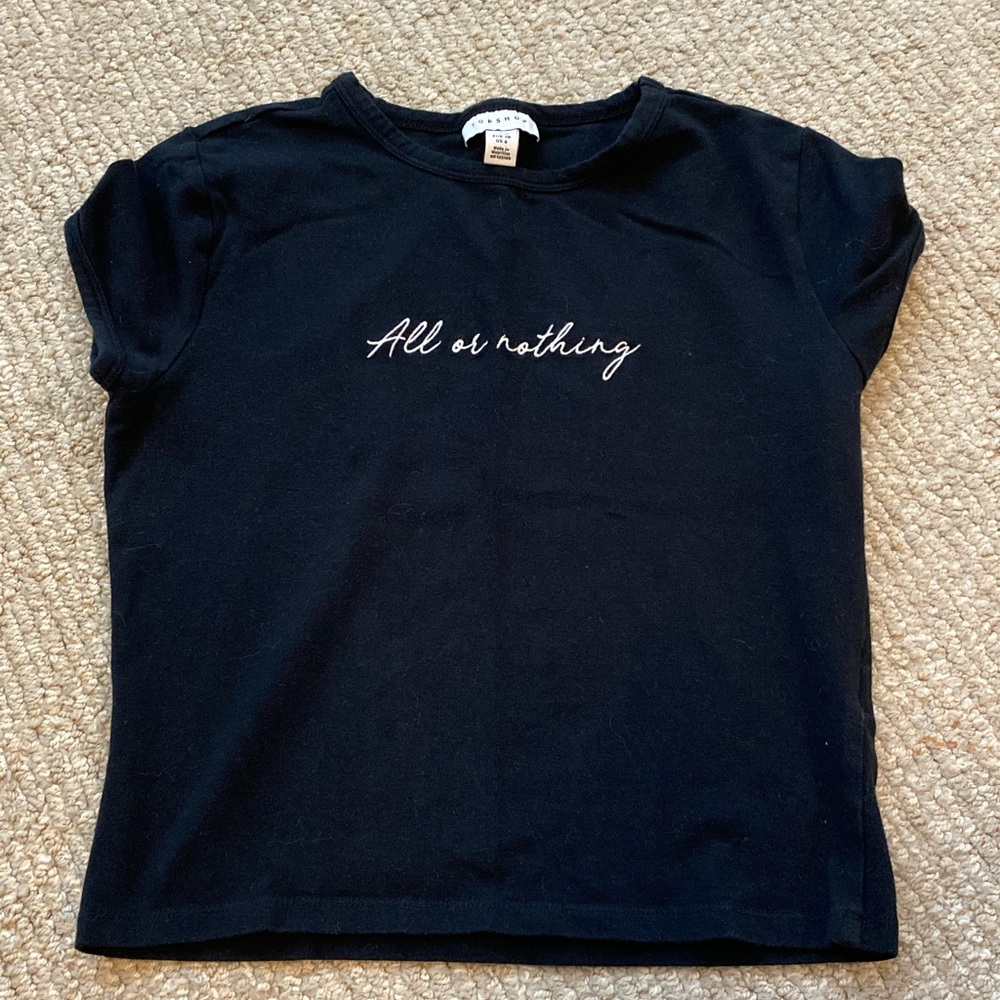 TopShop Black Shirt